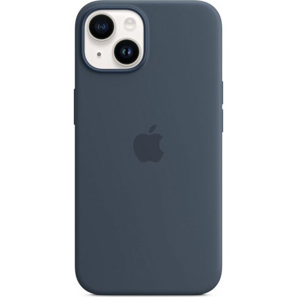 Apple APPLE iPhone 14 Silicone Case with MagSafe - Storm Blue