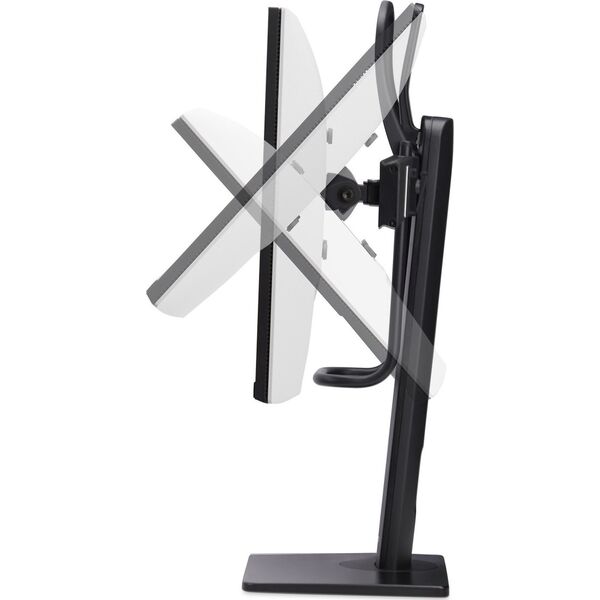 StarTech StarTech 2MC1S-MONITOR-STAND uchwyt / stojak do monitorów 68,6 cm (27") Biurko Czarny