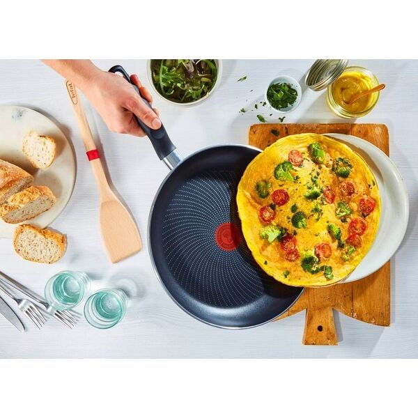 Tefal Tefal Start''easy C2670453, Round, All-purpose pan, Black, Titanium, Aluminium, Thermo-Spot