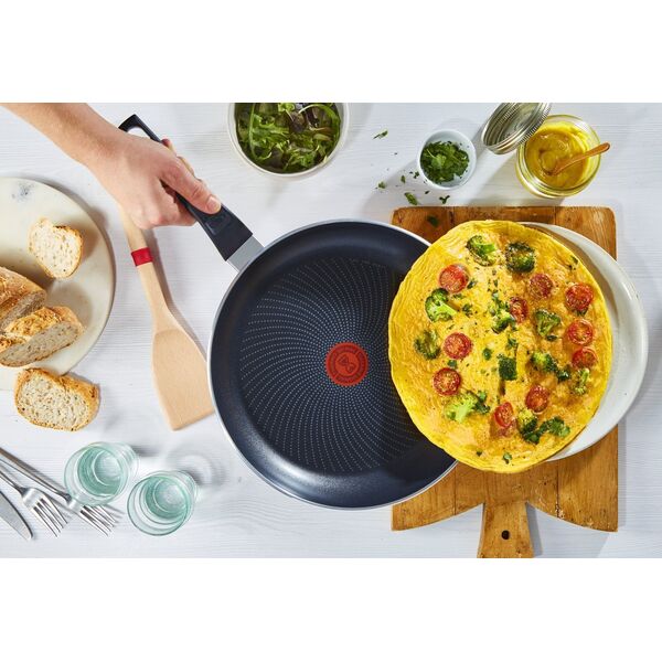 Tefal Tefal Start''easy C2670453, Round, All-purpose pan, Black, Titanium, Aluminium, Thermo-Spot