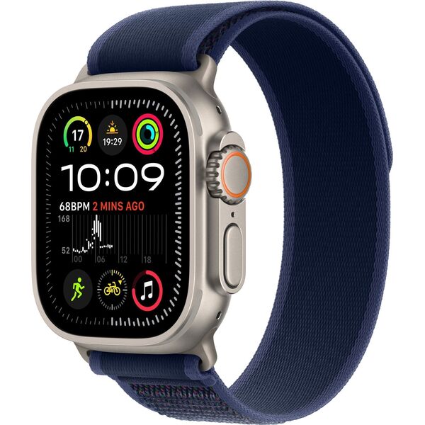 Smartwatch Apple Watch Ultra 2 GPS + Cellular 49mm Titanium Case Trail Loop M/L Niebieski  (MX4L3EL/A)