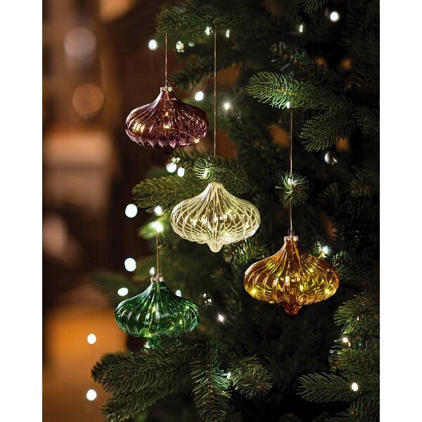 Konstsmide Sirius Home 37653, Fairy lights, Bordeaux, Glass, Ambience, Universal, Flexible