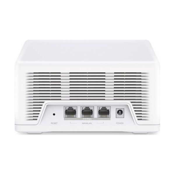 Access Point Mercusys MERCUSYS Halo H47BE(2-pack) WiFi7 Mesh (BE9300,2,4GHz/5GHz/6GHz,3x2,5GbELAN/WAN)