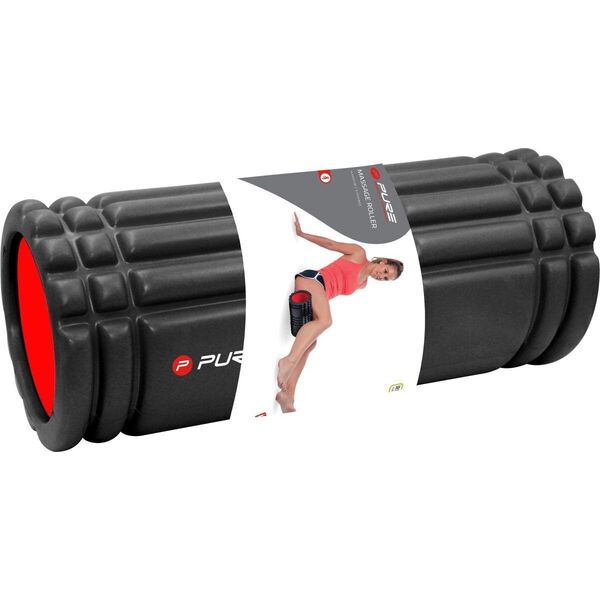 Wałek roller do ćwiczeń 33x15cm czarny Pure 2 improve