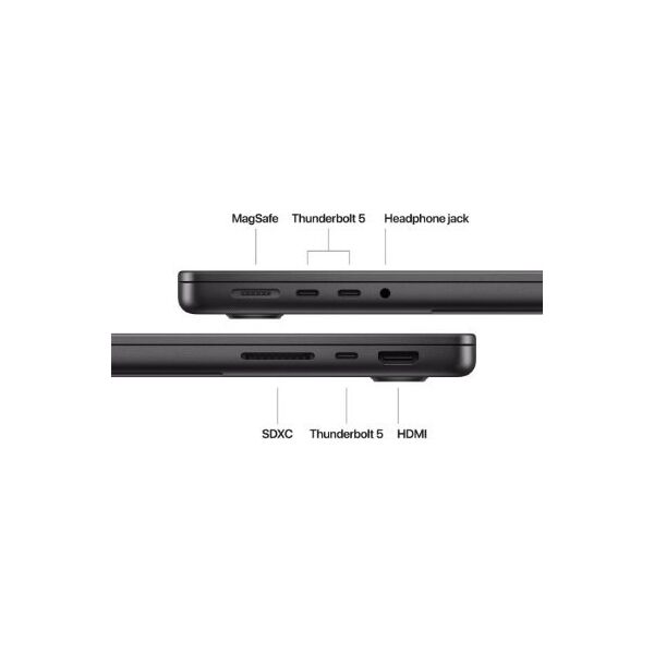 Apple MacBook | Pro | Space Black | 14 " | Apple M4 Pro | 24 GB | Solid-state drive capacity 512 GB | Apple M4 Pro chip 12-core CPU/16-core GPU | macOS | Keyboard language Swedish | Keyboard backlit | Warranty 12 month(s)