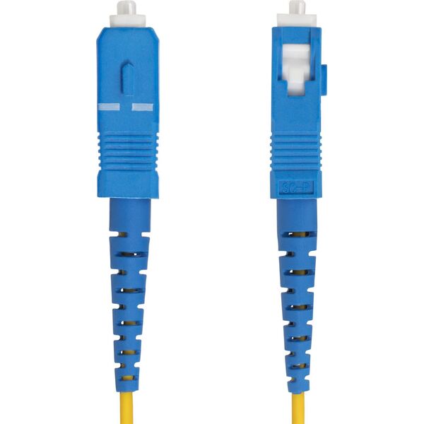 StarTech SPSMLCSC-OS2-1M kabel InfiniBand / światłowodowy LC SC Żółty