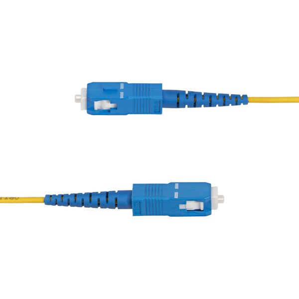 StarTech SPSMLCSC-OS2-1M kabel InfiniBand / światłowodowy LC SC Żółty