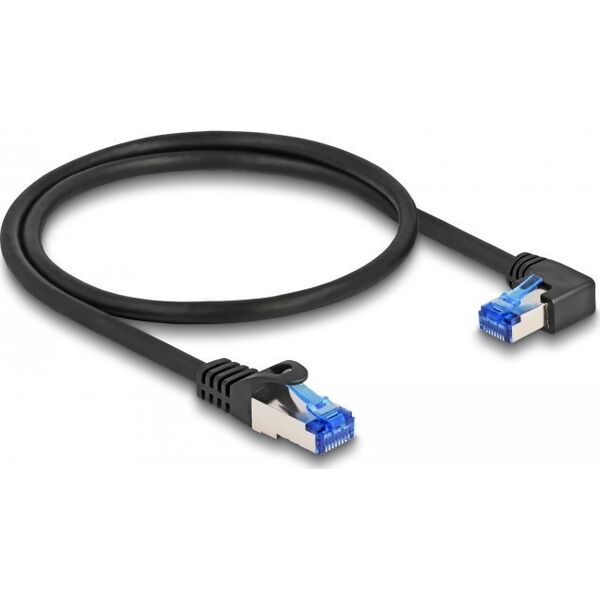 DeLOCK 80221 kabel sieciowy Czarny 0,5 m Cat6a S/FTP (S-STP)
