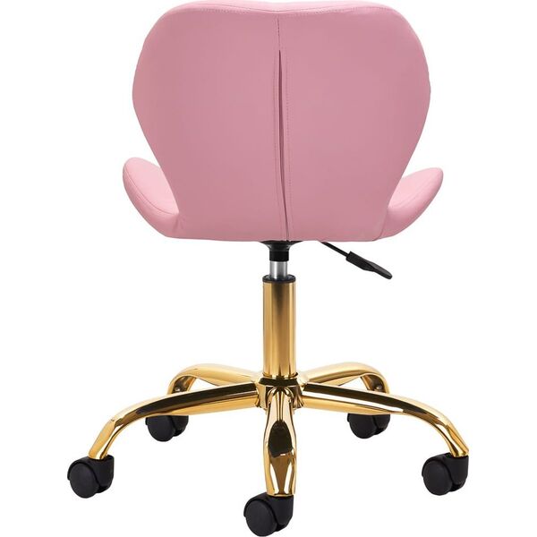 Taboret kosmetyczny QS-06G złoto różowy
