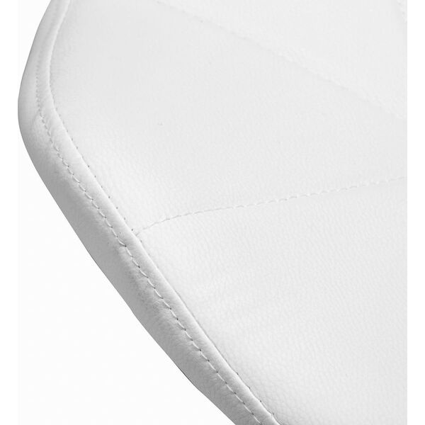 Taboret kosmetyczny QS-06B czarno biały