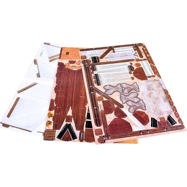 Puzzle 3D statek żaglowiec BLUENOSE 80 ele ZA2906