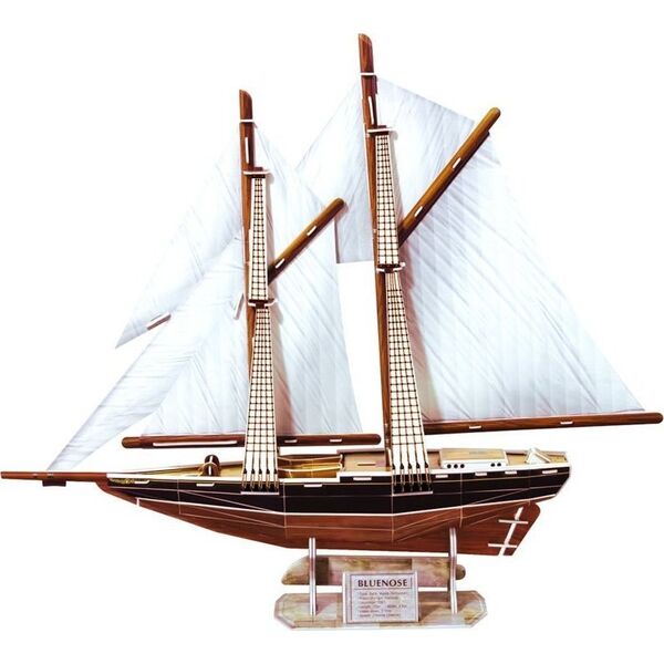 Puzzle 3D statek żaglowiec BLUENOSE 80 ele ZA2906