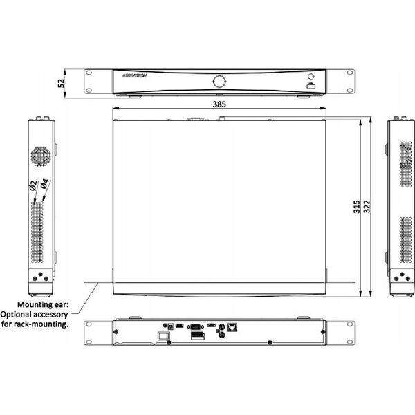 DS-7616NXI-K2(D) Rejestrator