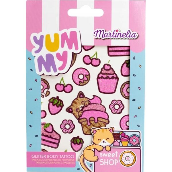 Laikinų vaikiškų tatuiruočių rinkinys Martinelia Yummy