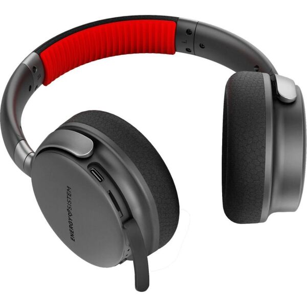 Energy Sistem Headphones | Power Sport | Built-in microphone | Bluetooth | Black/Red