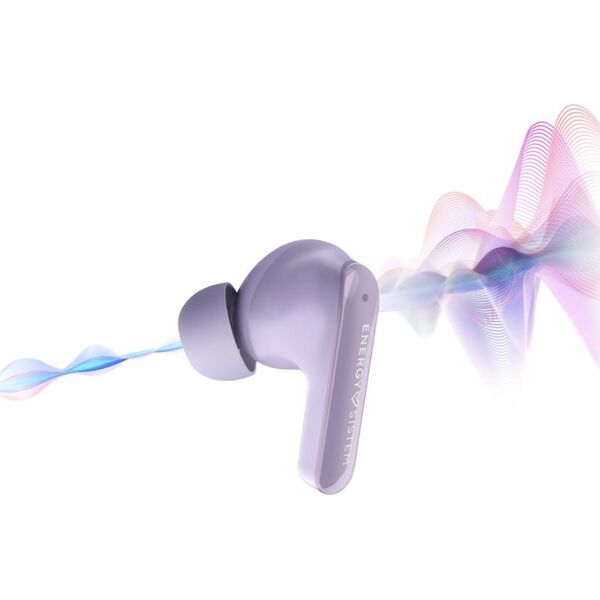 Energy Sistem True Wireless Earphones | Serenity ANC | Built-in microphone | Bluetooth | Lavender | ANC