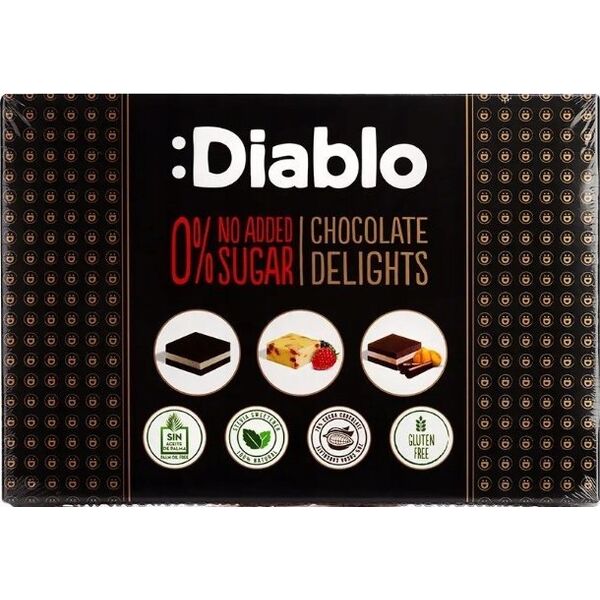 Chocolate delight box Diablo Sugar Free (with stevia), 115 g