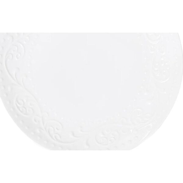 Plate Homla SYLIA White Ornament, 27 cm