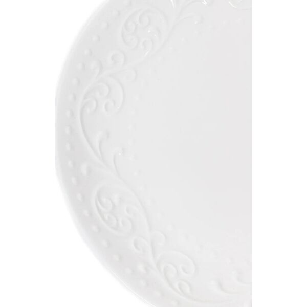 Plate Homla SYLIA White Ornament, 27 cm