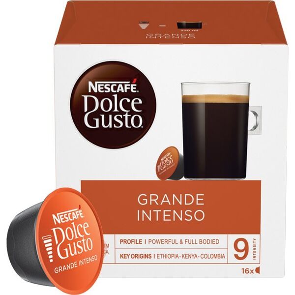 Coffee capsules NESCAFE(r) Dolce Gusto(r) Grande Intenso, 16 pcs.