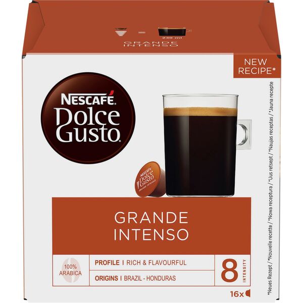 Coffee capsules NESCAFE(r) Dolce Gusto(r) Grande Intenso, 16 pcs.