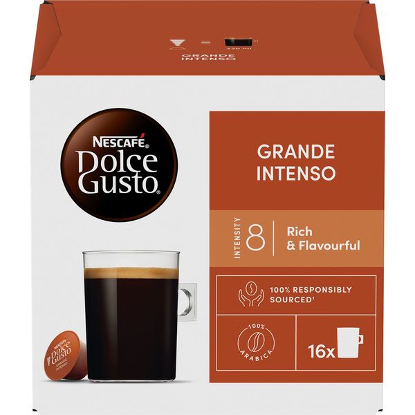 Coffee capsules NESCAFE(r) Dolce Gusto(r) Grande Intenso, 16 pcs.