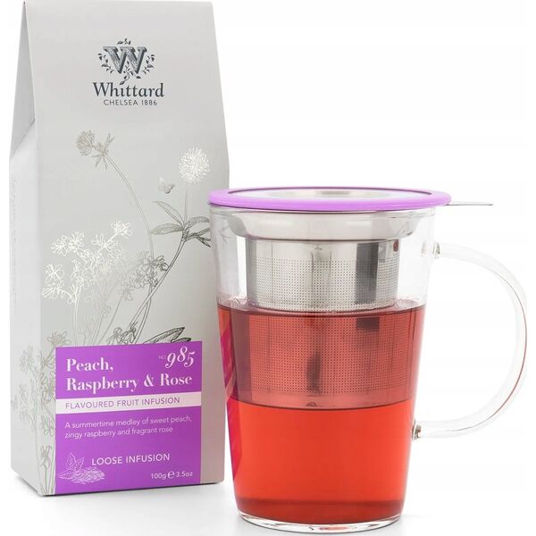 Whittard of Chelsea Peach, Raspberry & Rose Fruit Tea, 100 g