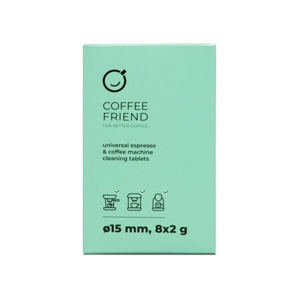 Universal espresso and coffee machine cleaning tablets Coffee Friend, 8 pcs.