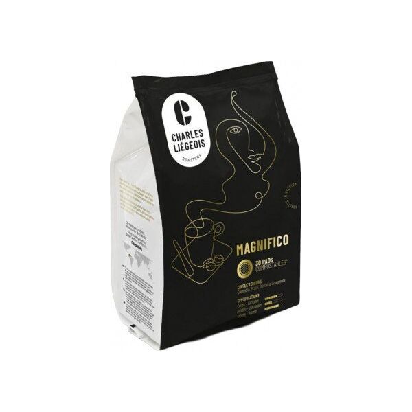 Coffee pads Charles Liegeois Magnifico, 30 pcs.