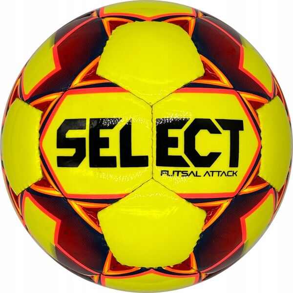 PIŁKA NOŻNA SELECT HALA FUTSAL ATTACK v24 YELLOW/RED