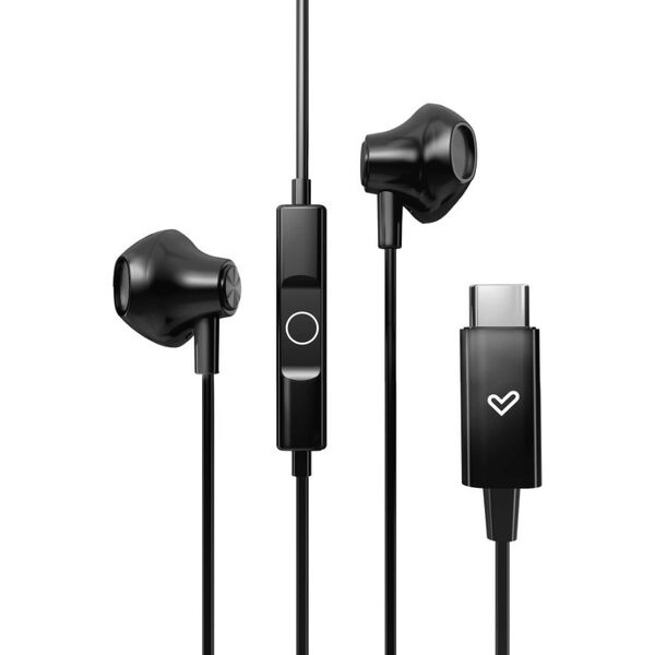 Energy Sistem EasyPods Słuchawki Przewodowa Douszny Muzyka/dzień powszedni USB Type-C Czarny