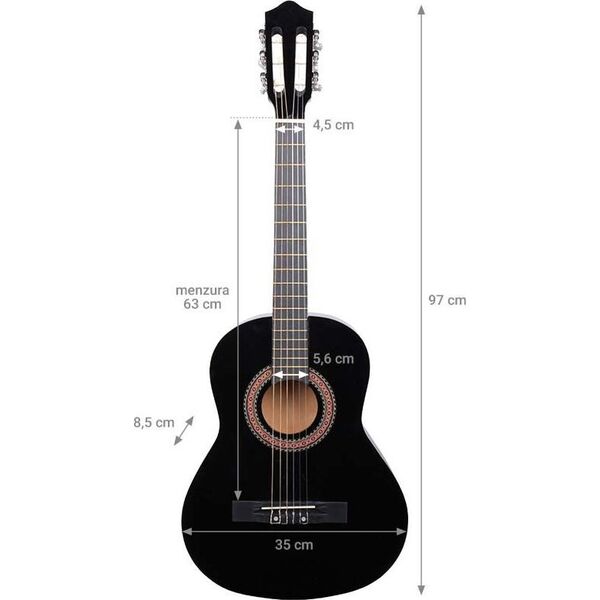 NN BC 38 gitara klasyczna 4/4 do nauki pełnowymiar