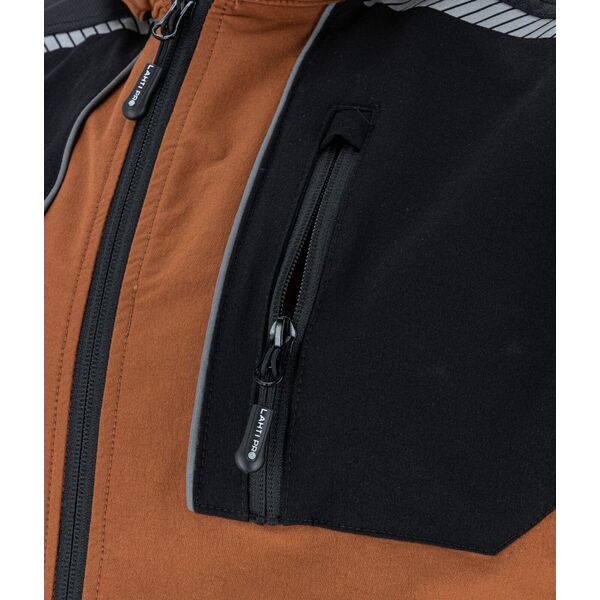 BLUZA STRETCH BRĄZOWO-CZARNA, "M", CE, LAHTI
