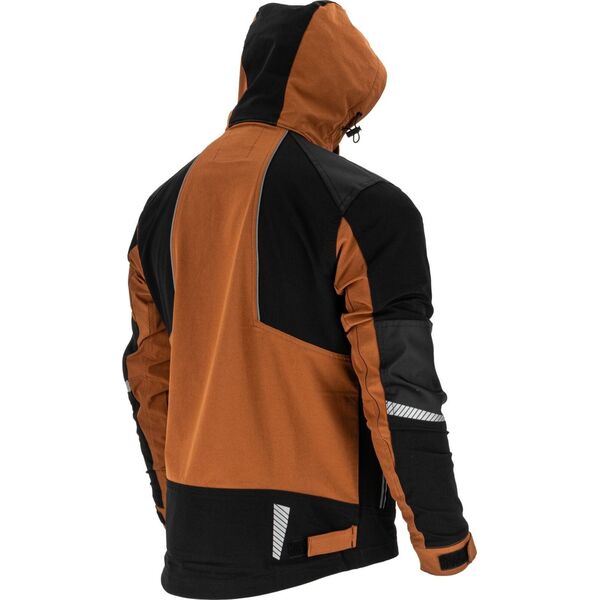 BLUZA STRETCH BRĄZOWO-CZARNA, "3XL", CE, LAHTI