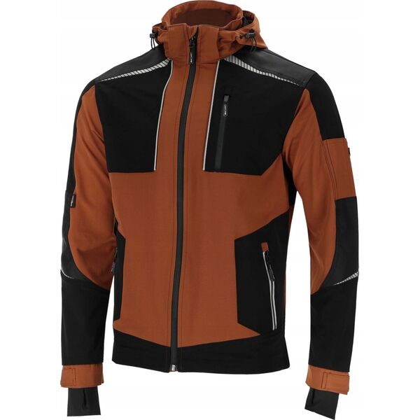 BLUZA STRETCH BRĄZOWO-CZARNA, "XL", CE, LAHTI