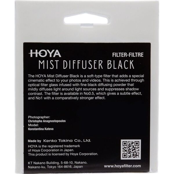 Hoya filter Mist Diffuser Black No1 77mm