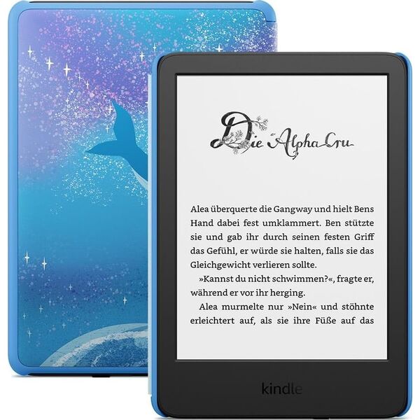Amazon Kindle Kids 2024 11th Gen 16GB, space whale