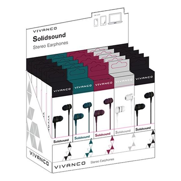 Vivanco earphones Solidsound 4 (38900)
