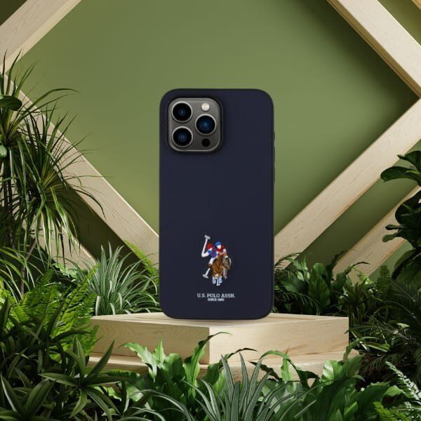 US Polo USHCP15XPEMV iPhone 15 Pro Max    6,7" granatowy/navy Embroidered DH Color