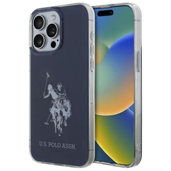 US Polo USHCP15XTPUHRBV iPhone 15 Pro     Max 6,7" niebieski/blue Shiny Big Logo