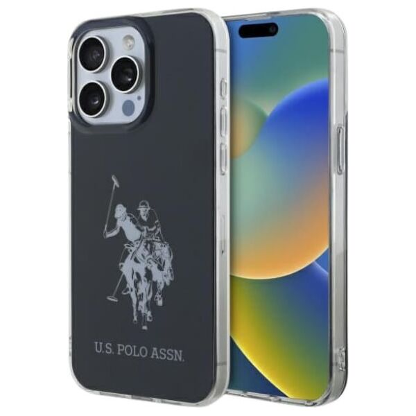 US Polo USHCP15XTPUHRBK iPhone 15 Pro     Max 6,7" czarny/black Shiny Big Logo