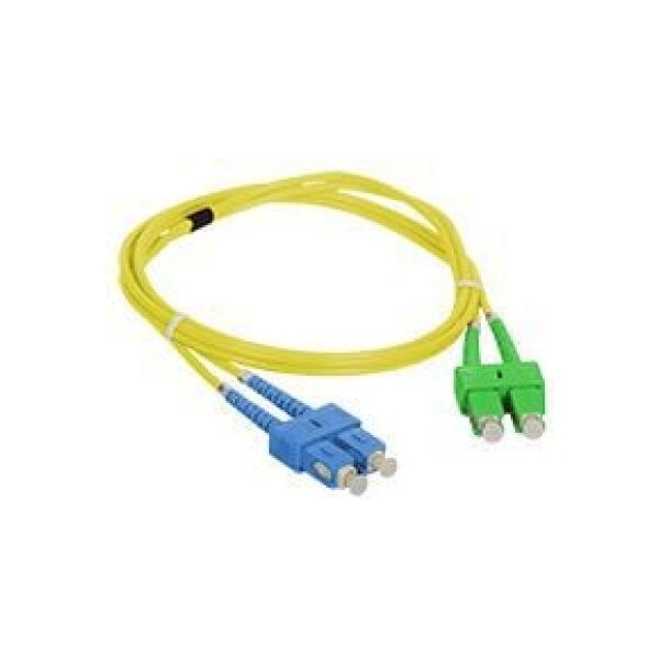 Alantec FO Patch cord SC/APC-SC duplex SM 9/125 5.0m (FOC-SCASC-9SMD-5)