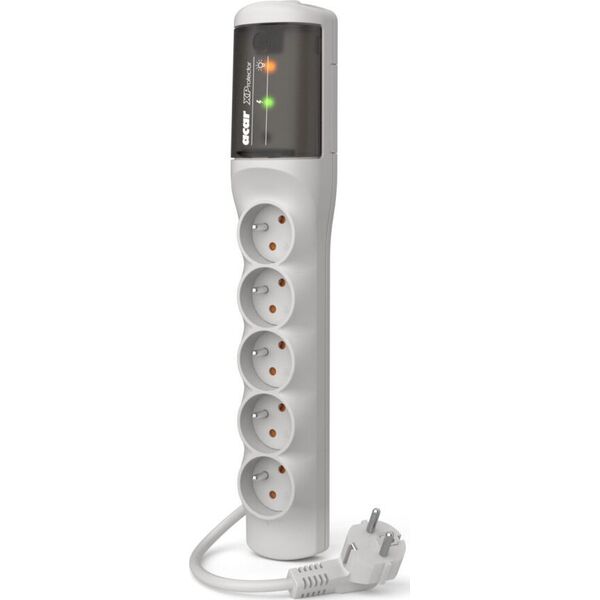 Listwa zasilająca Acar XP Standard przeciwprzepięciowa 5 gniazd 1.5 m szara (W0227)