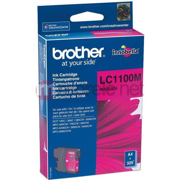 Tusz Brother tusz oryginalny LC-1100M (magenta)