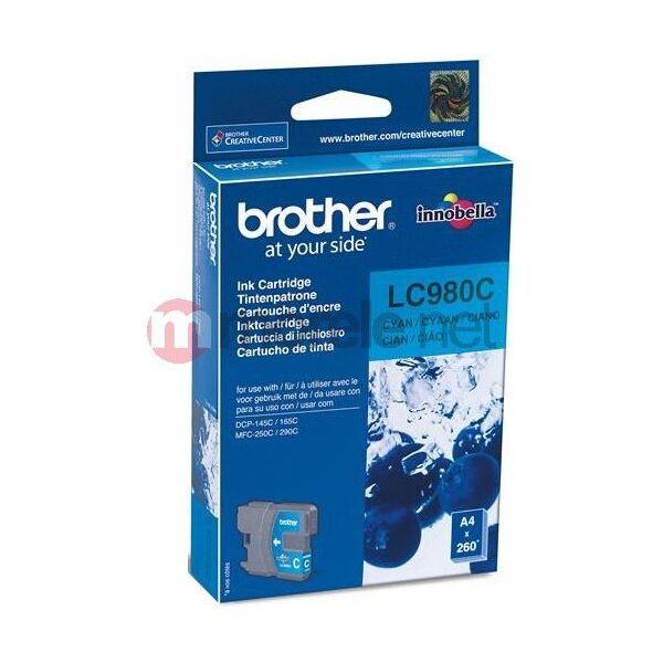 Tusz Brother tusz oryginalny LC-980C (cyan)