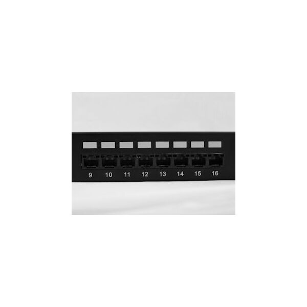 NetRack Patch panel 19'' 24-porty Kat. 5e UTP Czarny (104-01)