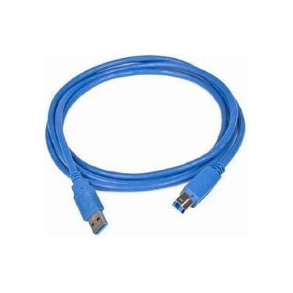 Kabel USB Gembird USB-A - USB-B 1.8 m Niebieski (CCPUSB3AMBM6)
