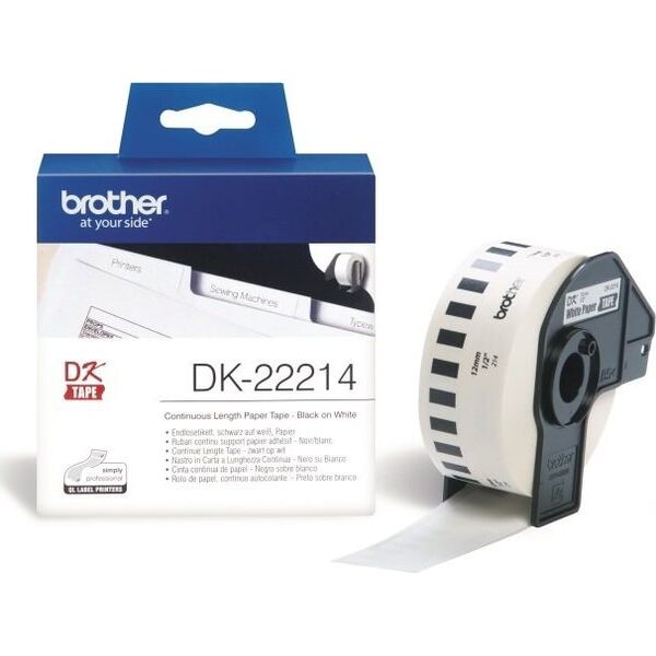 Brother DK-22214 (black on white)