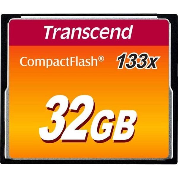 Karta Transcend 133x Compact Flash 32 GB  (TS32GCF133)
