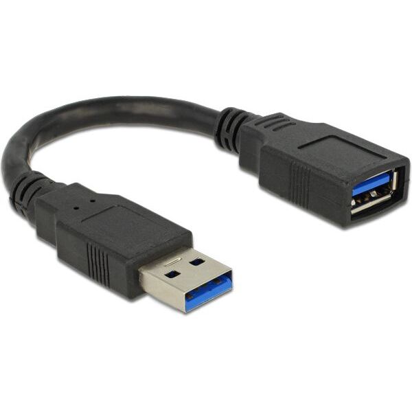 Adapter USB Delock Czarny  (82776)